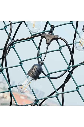 Noas YL01-0220 Mykonos IP65 10 Metre 20 Duylu Sarkıt Duy Seti E27 - 3