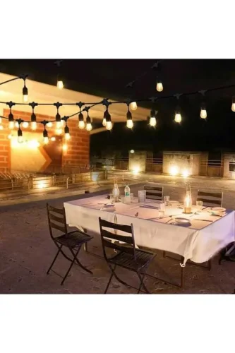 Noas YL01-0220 Mykonos IP65 5 Metre 5 Duylu Sarkıt Duy Seti E27 - 4