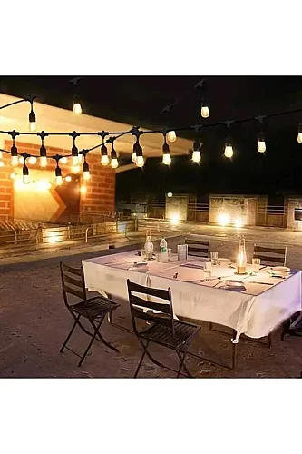 Noas YL01-0220 Mykonos IP65 5 Metre 5 Duylu Sarkıt Duy Seti E27 - 4