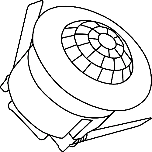 Noas YL04-7002 1200W 10A Sıva Altı Hareket Sensörü 360° - 2