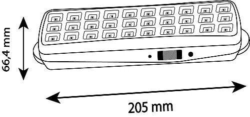 Noas YL05-1001 2W Şarj Edilebilir Datça 60 Ledli Işıldak ( İpli ) 6 Saat Çalışma Süresi IP20 - 3