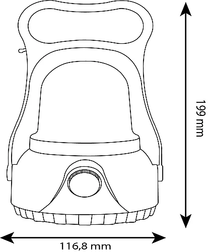 Noas YL05-2001 7W Şarj Edilebilir Yakamoz Led Gemici Feneri Dimlenebilir 6 Saat Çalışma Süresi IP20 - 2