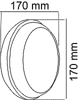 Noas YL13-0024 24W 6500K Beyaz Işık Led Nemliyer Armatür 2160 Lümen - 2