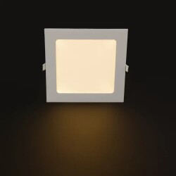 Noas YL13-1201 12W 3200K Gün Işığı Ayarlanabilir Sıva Altı Kare Slim Led Panel - 1