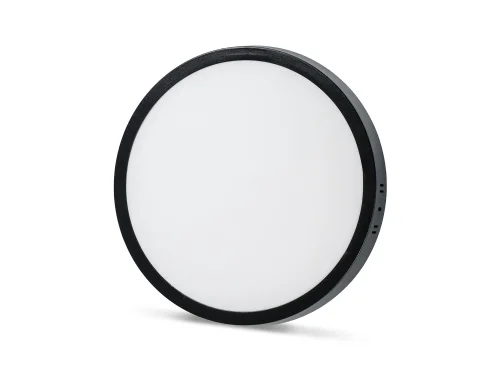 Noas YL14-2411-S 24W 3200K Gün Işığı Siyah Kasa Sıva Üstü Yuvarlak Led Panel - 1