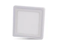 Noas YL15-1800-R 18+6W Mavi Renk+6500K Beyaz Işık Sıva Üstü Kare Led Panel - 1