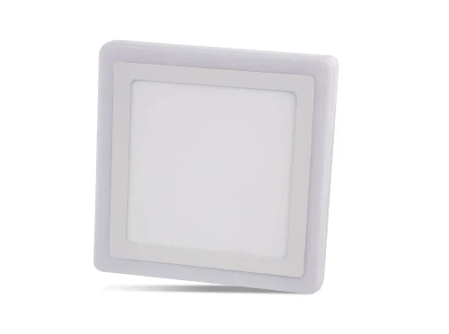 Noas YL15-1800-R 18+6W Mavi Renk+6500K Beyaz Işık Sıva Üstü Kare Led Panel - 1