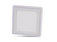 Noas YL15-1800-R 18+6W Mavi Renk+6500K Beyaz Işık Sıva Üstü Kare Led Panel - 1