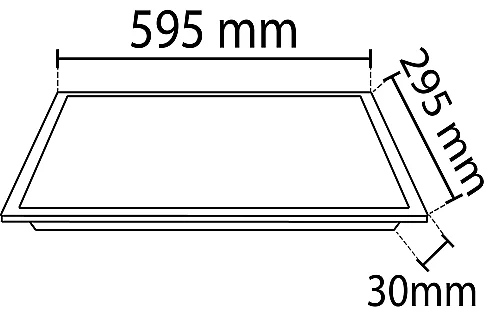 Noas YL17-2400 24W 6500K Beyaz Işık 30X60 Sıva Altı Slim Backlight Led Panel - 2