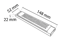 Noas YL25-1220 16.5A (200W) 12V Süper Slim Led Trafosu Yüksek Akım Korumalı IP20 - 2