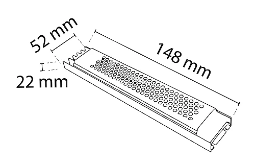 Noas YL25-1220 16.5A (200W) 12V Süper Slim Led Trafosu Yüksek Akım Korumalı IP20 - 2