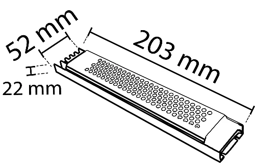 Noas YL26-0240 10A (240W) 24V Süper Slim Led Trafosu Yüksek Akım Korumalı IP20 - 2