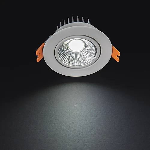 Noas YL28-0500 5W 6500K Beyaz Işık Mercan Beyaz Kasa Sıva Altı Led Spot - 2