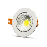 Noas YL28-0501 5W 3200K Gün Işığı Mercan Beyaz Kasa Sıva Altı Led Spot - 1
