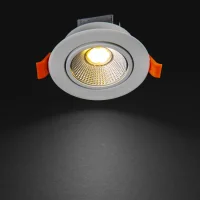 Noas YL28-0501 5W 3200K Gün Işığı Mercan Beyaz Kasa Sıva Altı Led Spot - 2