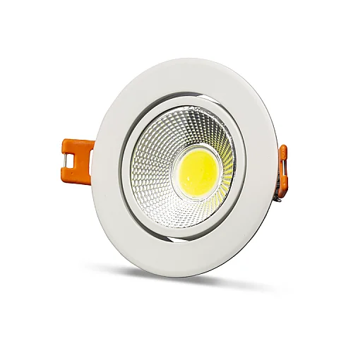 Noas YL28-0501 5W 3200K Gün Işığı Mercan Beyaz Kasa Sıva Altı Led Spot - 1