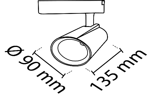 Noas YL29-4101 40W 6500K Beyaz Işık Beyaz Kasa Lyon Led Ray Spot 3600 Lümen - 2