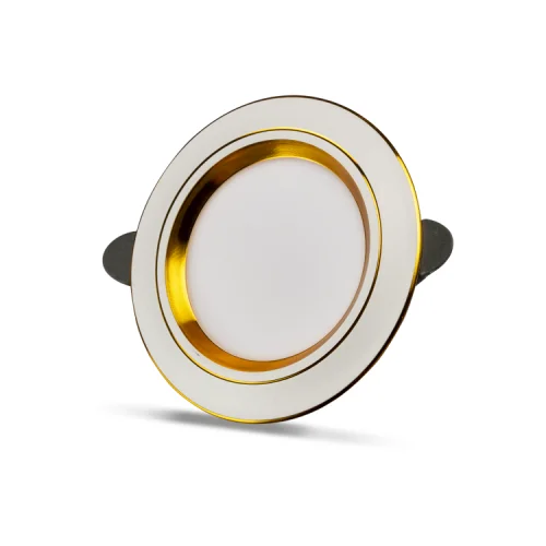 Noas YL38-0522 5W 3200K Gün Işığı White+Gold Kasa Sıva Altı Led Spot - 1
