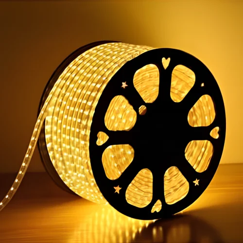 Noas YL41-4006 Amber Işık 220V 4040 Led Hortum IP65 100 Metre - 1