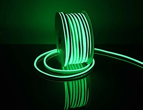 Noas YL42-0005 Yeşil Işık 220V Neon Led IP65 (8x16mm) 50 Metre - 1