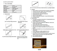 Noas YL42-0005 Yeşil Işık 220V Neon Led IP65 (8x16mm) 50 Metre - 3