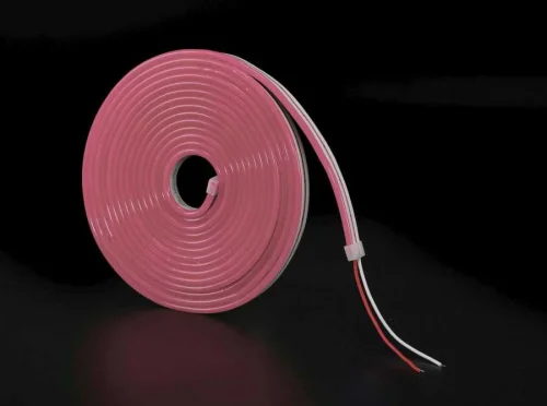 Noas YL42-0128 Pembe Işık 12V Neon Led IP65 (6x12mm) 5 Metre - 1