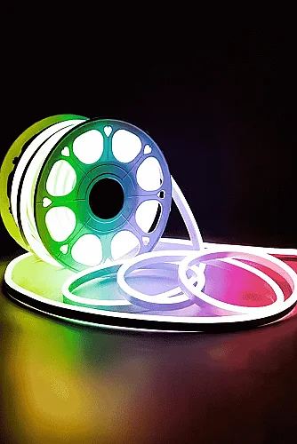 Noas YL42-5009 RGB 12V Neon Led IP64 (8x16mm) 50 Metre - 1