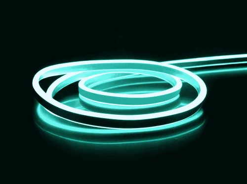 Noas YL42-5019 Turkuaz Işık 12V Neon Led IP64 (8x16mm) 50 Metre - 1