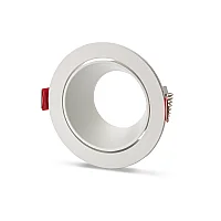 Noas YL60-2111 Ren Beyaz Yuvarlak Dekoratif Boş Kasa - 1