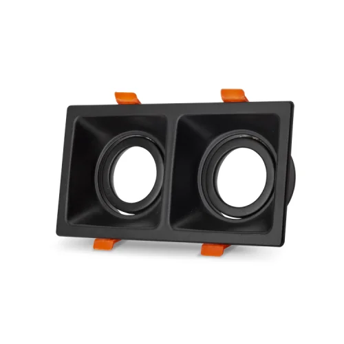 Noas YL60-2210 Nil Siyah Kare 2'li Dekoratif Boş Kasa - 1