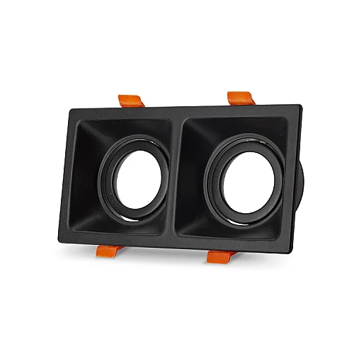 Noas YL60-2210 Nil Siyah Kare 2'li Dekoratif Boş Kasa - 1