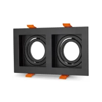 Noas YL60-2360 Amazon Siyah Kare 2'li Dekoratif Boş Kasa - 1