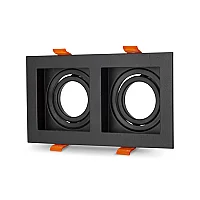 Noas YL60-2360 Amazon Siyah Kare 2'li Dekoratif Boş Kasa - 1