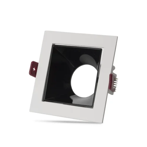 Noas YL60-3110 Ural Beyaz-Siyah Kare Dekoratif Boş Kasa - 1