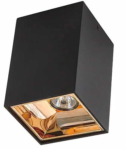 Noas YL60-9131 Aksu Dekoratif GU10 Siyah - Bakır Kasa - 1