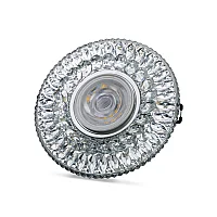 Noas YL65-1657 İkaros 3W 4000K Natural Beyaz Led Çerçeveli Dekoratif Kristal Cam Boş Kasa - 1