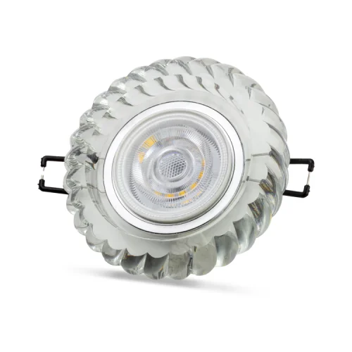 Noas YL65-1697 Karya 3W 4000K Natural Beyaz Led Çerçeveli Dekoratif Kristal Cam Boş Kasa - 1