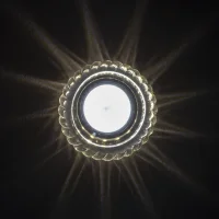 Noas YL65-1697 Karya 3W 4000K Natural Beyaz Led Çerçeveli Dekoratif Kristal Cam Boş Kasa - 2