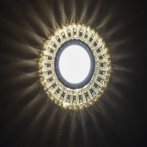 Noas YL65-1727 Troya 3W 4000K Natural Beyaz Led Çerçeveli Dekoratif Kristal Cam Boş Kasa - 2