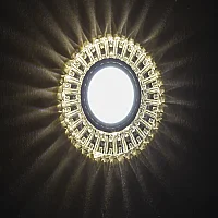 Noas YL65-1727 Troya 3W 4000K Natural Beyaz Led Çerçeveli Dekoratif Kristal Cam Boş Kasa - 2