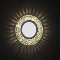 Noas YL65-1747 Nilus 3W 4000K Natural Beyaz Led Çerçeveli Dekoratif Kristal Cam Boş Kasa - NOAS (1)