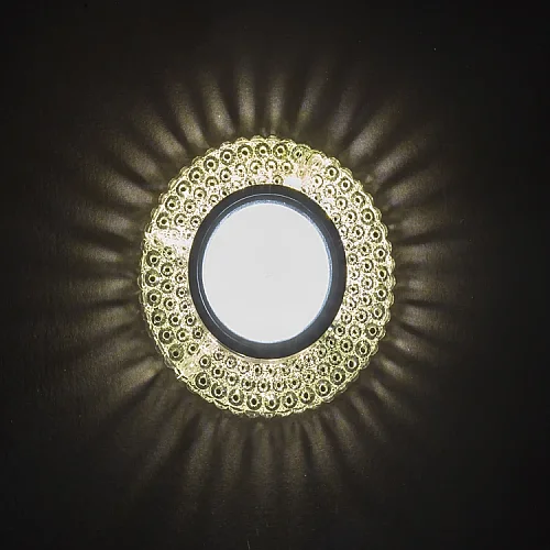 Noas YL65-1747 Nilus 3W 4000K Natural Beyaz Led Çerçeveli Dekoratif Kristal Cam Boş Kasa - 2