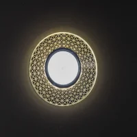 Noas YL65-1767 İris 3W 4000K Natural Beyaz Led Çerçeveli Dekoratif Kristal Cam Boş Kasa - 2