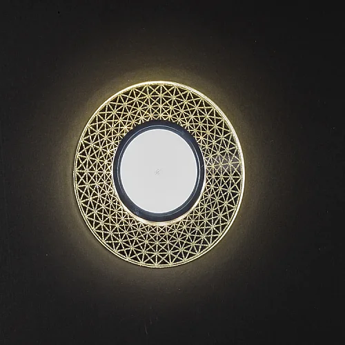 Noas YL65-1767 İris 3W 4000K Natural Beyaz Led Çerçeveli Dekoratif Kristal Cam Boş Kasa - 2