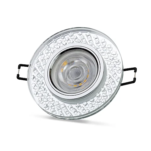 Noas YL65-1787 Adonis 3W 4000K Natural Beyaz Led Çerçeveli Dekoratif Kristal Cam Boş Kasa - 1