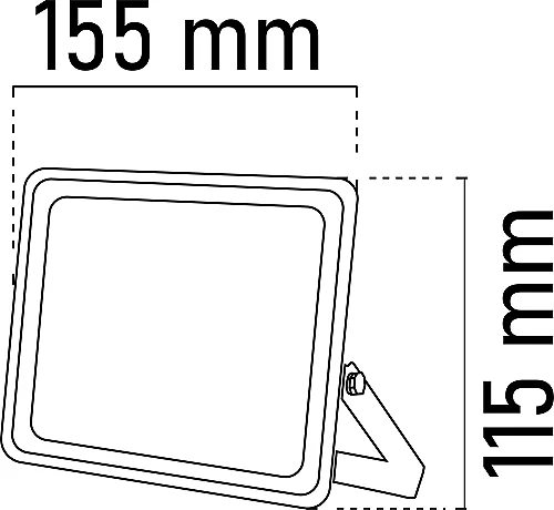 Noas YL70-1051 50W 3200K Gün Işığı Ultra Slim Led Projektör 4000 Lümen IP66 - 2