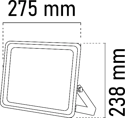 Noas YL70-1200 200W 6500K Beyaz Işık Ultra Slim Led Projektör 16000 Lümen IP66 - 2