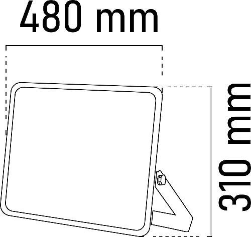 Noas YL70-1400 400W 6500K Beyaz Işık Slim Led Projektör 32000 Lümen IP65 - 2
