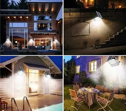 Noas YL71-0401-S 400W 6500K Beyaz Işık Solar Projektör 32000 Lümen IP67 6-8 Saat Çalışma Süresi - 4