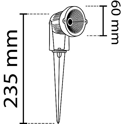 Noas YL74-0506 5W Amber Işık Bahçe Armatürü 450 Lümen IP65 - 3